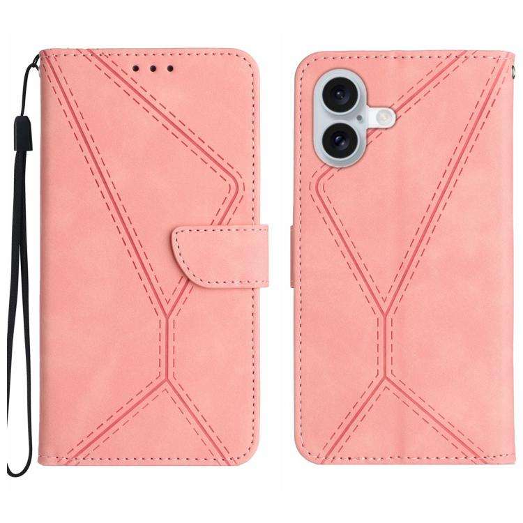 Stitching Embossed Leather Phone Case, For iPhone 17e / 16e, For iPhone 17 Pro Max, For iPhone 17...