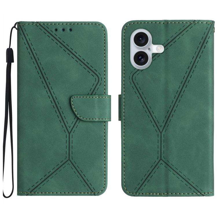 Stitching Embossed Leather Phone Case, For iPhone 17e / 16e, For iPhone 17 Pro Max, For iPhone 17...
