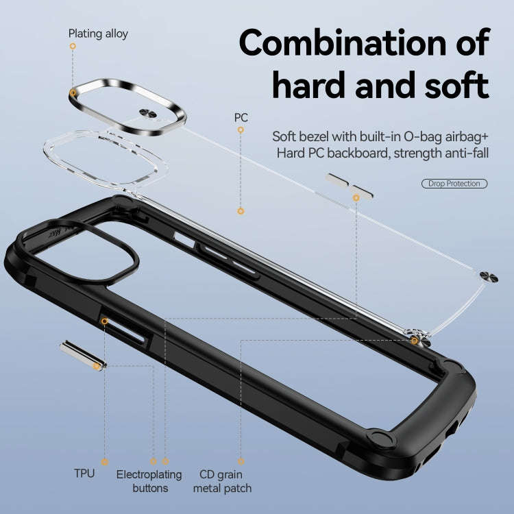 TPU + PC Lens Protection Phone Case, For iPhone 15 Pro Max, For iPhone 15 Pro, For iPhone 15 Plus...