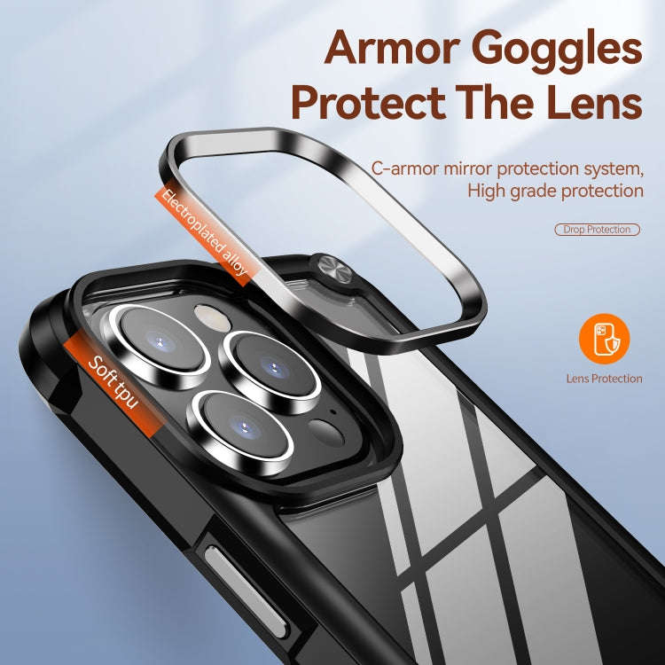 TPU + PC Lens Protection Phone Case, For iPhone 15 Pro Max, For iPhone 15 Pro, For iPhone 15 Plus...