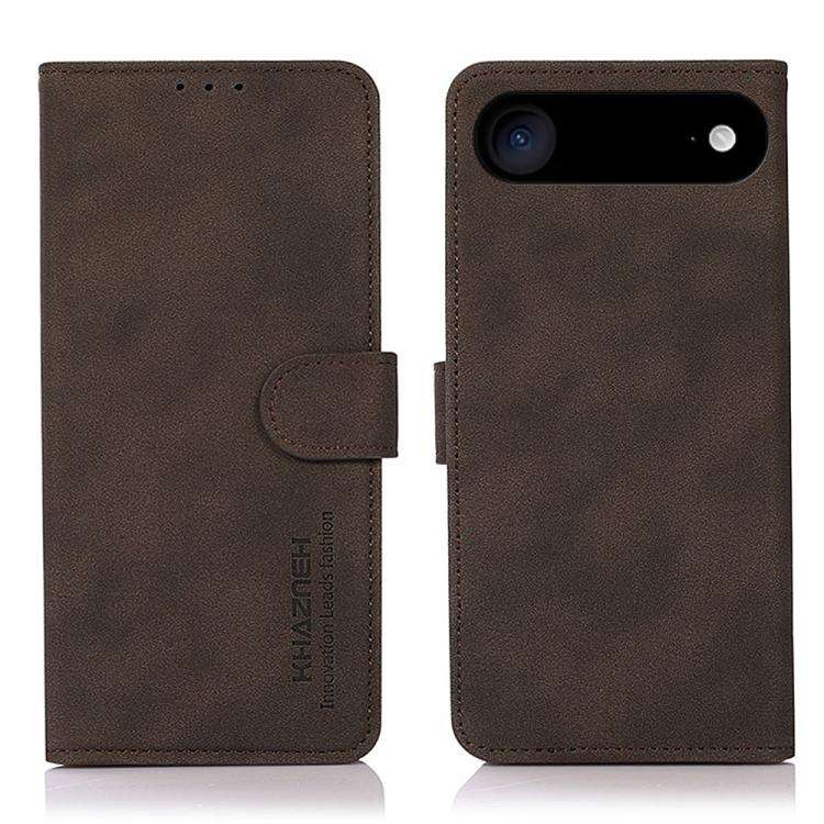 KHAZNEH Matte Texture Leather Phone Case, For iPhone 16e / 17e, For iPhone 17 Pro Max, For iPhone...