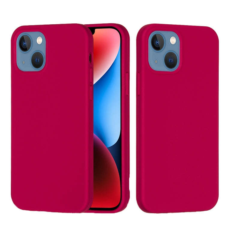 Solid Color Silicone Phone Case, For iPhone 15