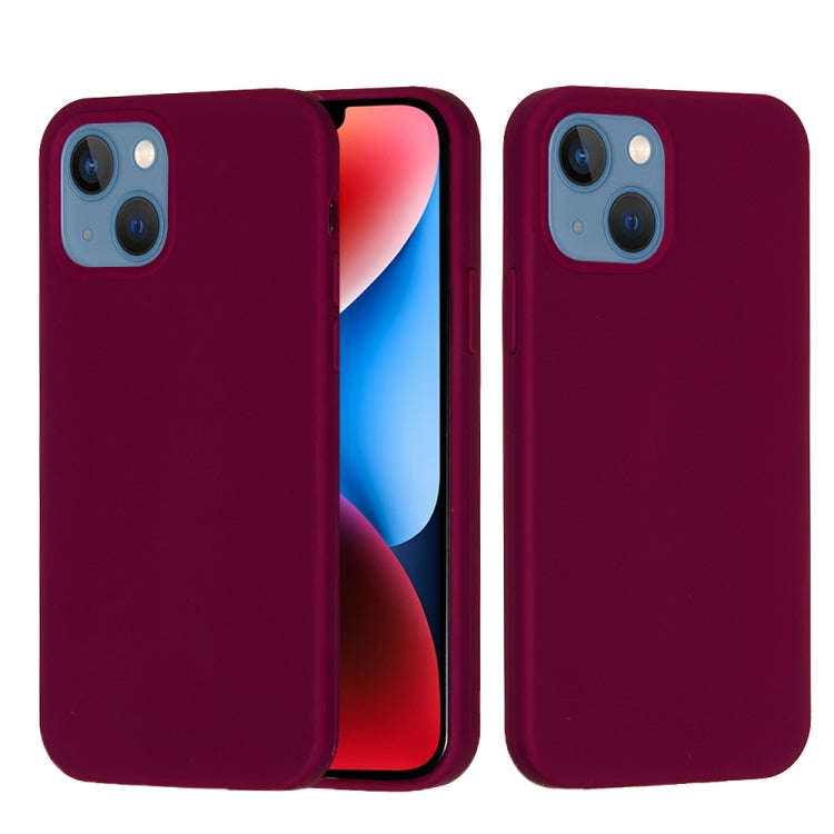 Solid Color Silicone Phone Case, For iPhone 16, For iPhone 15 Pro Max, For iPhone 15 Pro, For iPh...