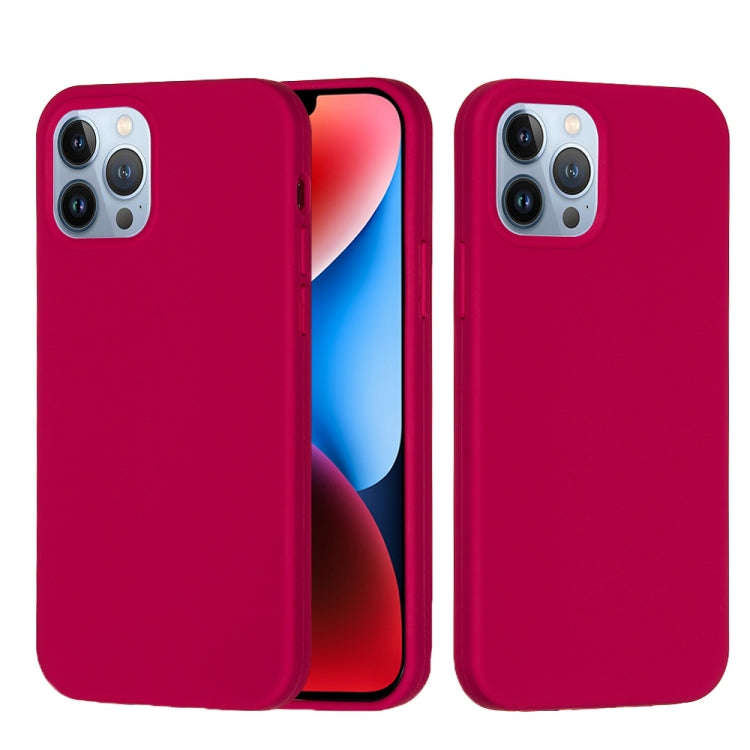 Solid Color Silicone Phone Case, For iPhone 16, For iPhone 15 Pro Max, For iPhone 15 Pro, For iPh...