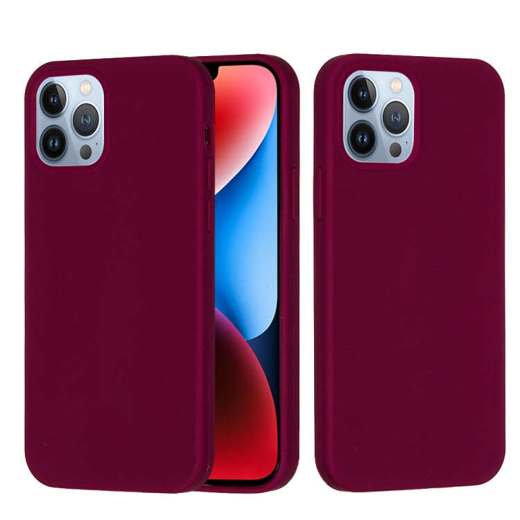 Solid Color Silicone Phone Case, For iPhone 16, For iPhone 15 Pro Max, For iPhone 15 Pro, For iPh...