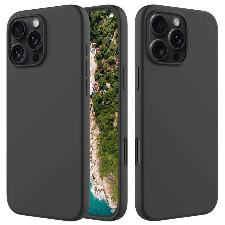 Solid Color Silicone Phone Case, For iPhone Air, For iPhone 16 Pro Max, For iPhone 16 Pro, For iP...