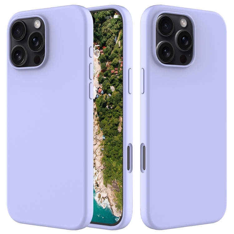 Solid Color Silicone Phone Case, For iPhone Air, For iPhone 16 Pro Max, For iPhone 16 Pro, For iP...
