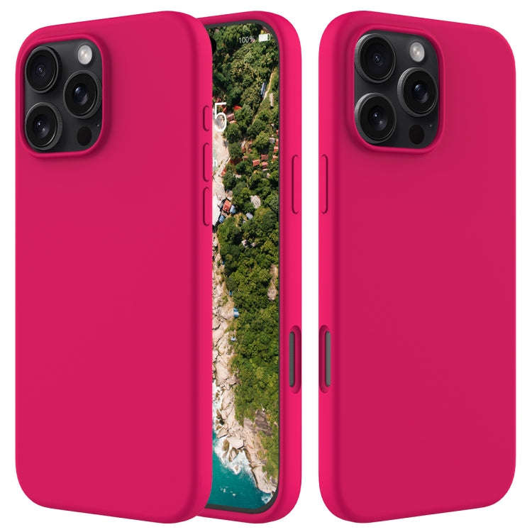 Solid Color Silicone Phone Case, For iPhone Air, For iPhone 16 Pro Max, For iPhone 16 Pro, For iP...