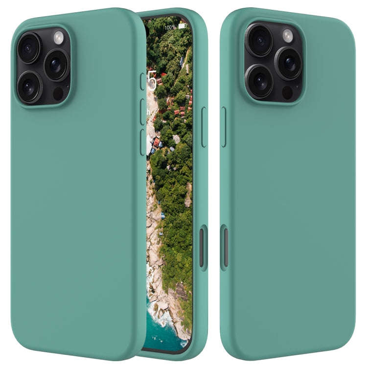 Solid Color Silicone Phone Case, For iPhone Air, For iPhone 16 Pro Max, For iPhone 16 Pro, For iP...