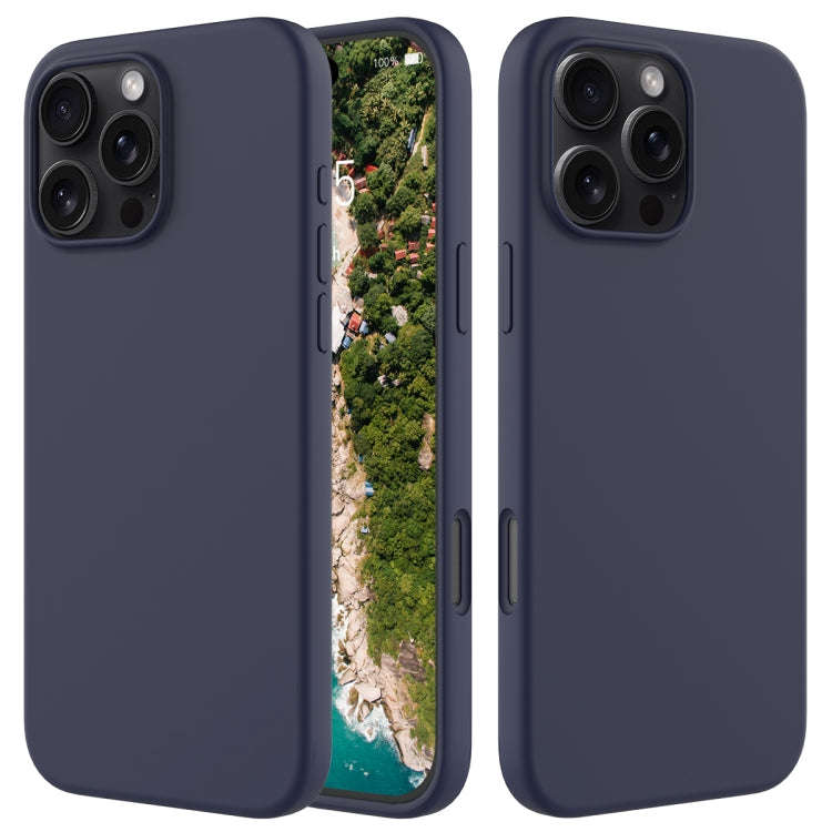 Solid Color Silicone Phone Case, For iPhone Air, For iPhone 16 Pro Max, For iPhone 16 Pro, For iP...