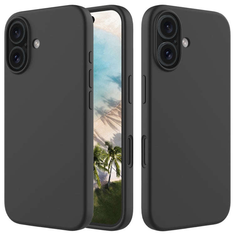 Solid Color Silicone Phone Case, For iPhone Air, For iPhone 16 Pro Max, For iPhone 16 Pro, For iP...