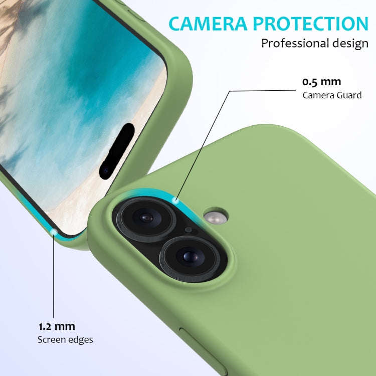 Solid Color Silicone Phone Case, For iPhone 16, For iPhone 15 Pro Max, For iPhone 15 Pro, For iPh...