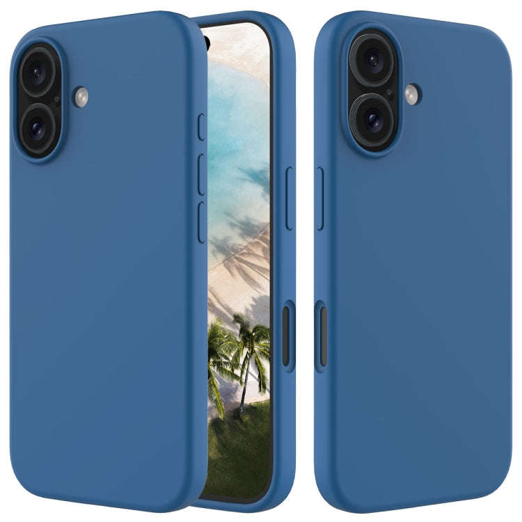 Solid Color Silicone Phone Case, For iPhone 16, For iPhone 15 Pro Max, For iPhone 15 Pro, For iPh...