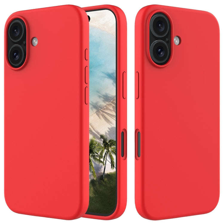 Solid Color Silicone Phone Case, For iPhone 16, For iPhone 15 Pro Max, For iPhone 15 Pro, For iPh...