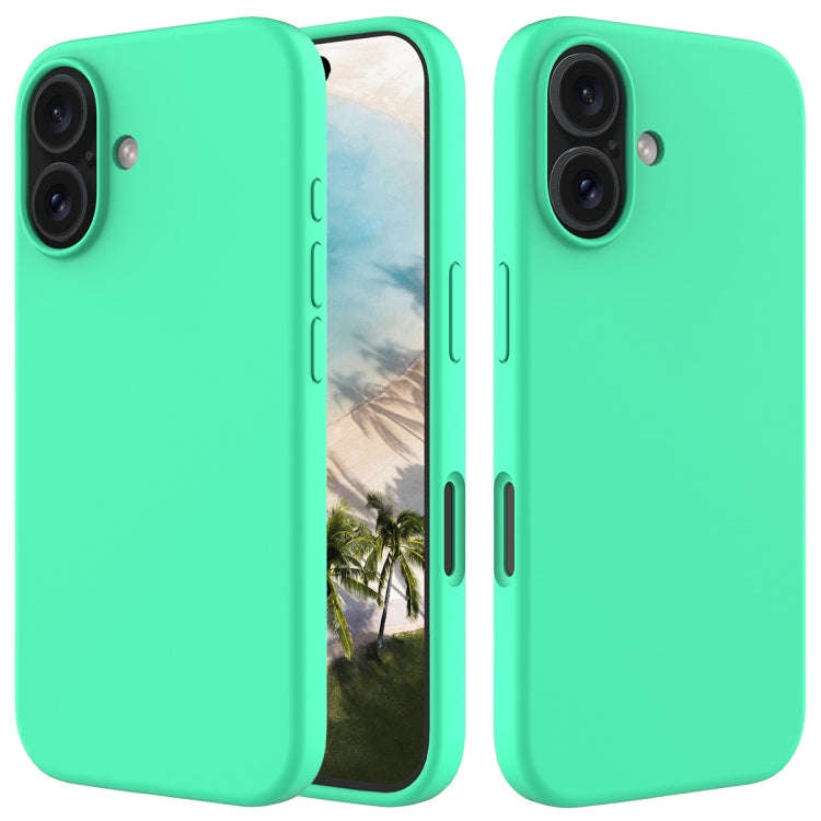 Solid Color Silicone Phone Case, For iPhone 16, For iPhone 15 Pro Max, For iPhone 15 Pro, For iPh...