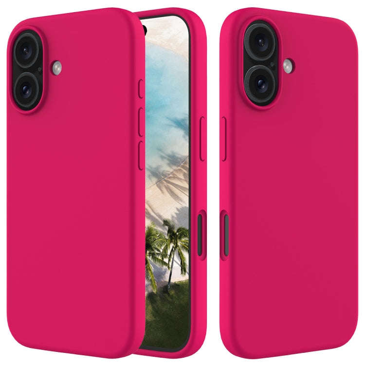 Solid Color Silicone Phone Case, For iPhone 16, For iPhone 15 Pro Max, For iPhone 15 Pro, For iPh...