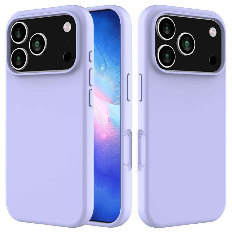 Solid Color Silicone Phone Case, For iPhone 18 Pro / 17 Pro, For iPhone 18 Pro Max / 17 Pro Max, ...
