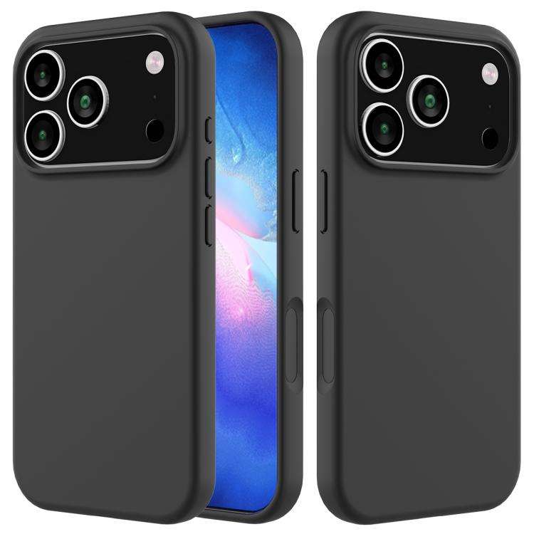 Solid Color Silicone Phone Case, For iPhone 18 Pro / 17 Pro, For iPhone 18 Pro Max / 17 Pro Max, ...