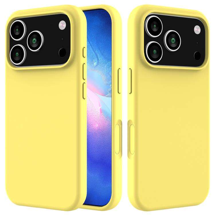 Solid Color Silicone Phone Case, For iPhone 18 Pro / 17 Pro, For iPhone 18 Pro Max / 17 Pro Max, ...