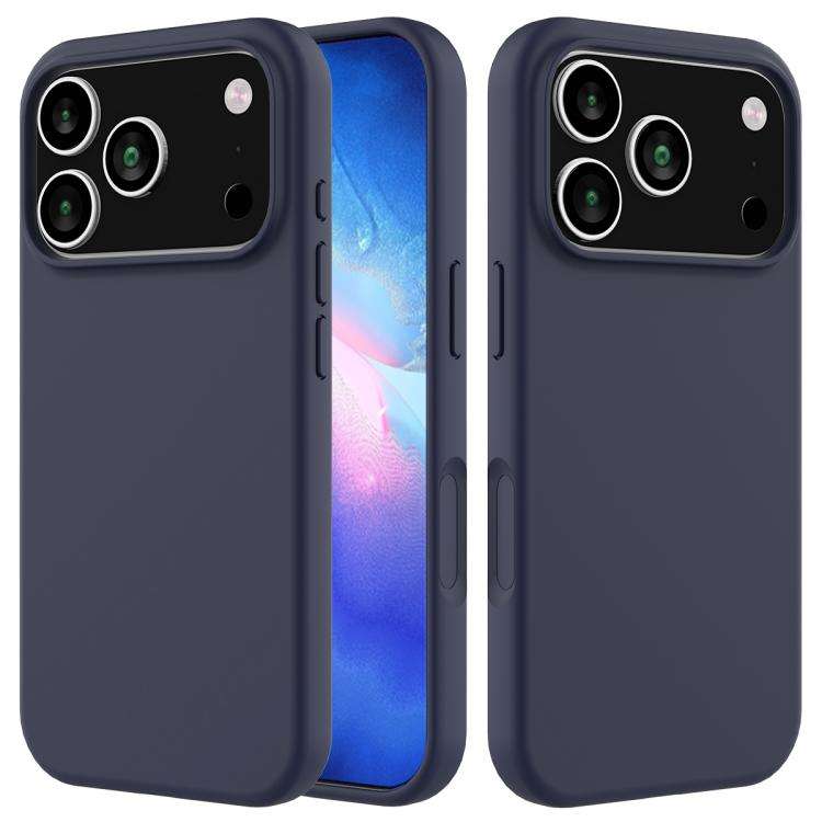 Solid Color Silicone Phone Case, For iPhone 18 Pro / 17 Pro, For iPhone 18 Pro Max / 17 Pro Max, ...