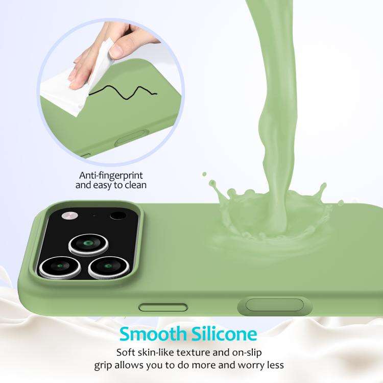 Solid Color Silicone Phone Case, For iPhone 18 Pro / 17 Pro, For iPhone 18 Pro Max / 17 Pro Max, ...