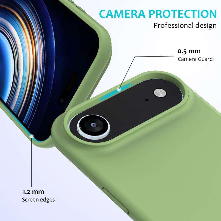 Solid Color Silicone Phone Case, For iPhone Air, For iPhone 16 Pro Max, For iPhone 16 Pro, For iP...