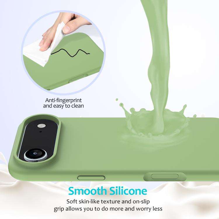 Solid Color Silicone Phone Case, For iPhone Air, For iPhone 16 Pro Max, For iPhone 16 Pro, For iP...
