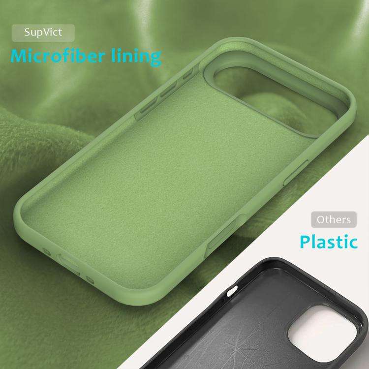Solid Color Silicone Phone Case, For iPhone Air, For iPhone 16 Pro Max, For iPhone 16 Pro, For iP...