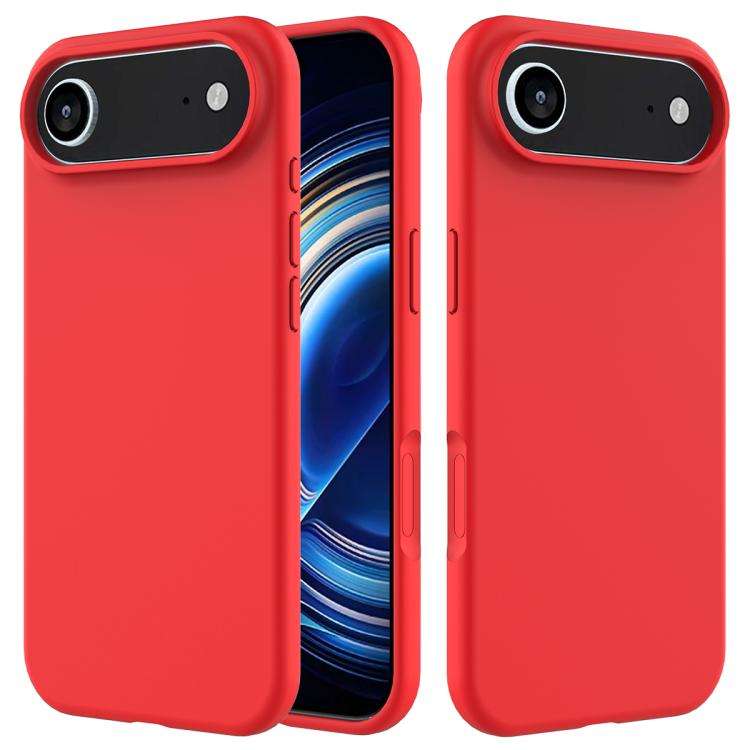 Solid Color Silicone Phone Case, For iPhone Air, For iPhone 16 Pro Max, For iPhone 16 Pro, For iP...