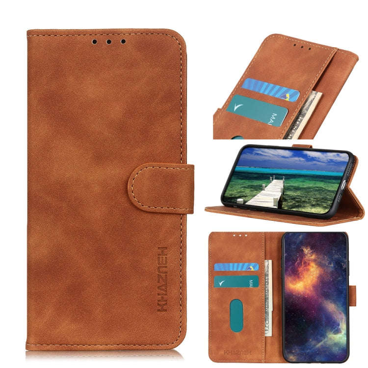 KHAZNEH Retro Texture Leather Phone Case, For iPhone 18 Pro / 17 Pro, For iPhone 18 Pro Max/17 Pr...