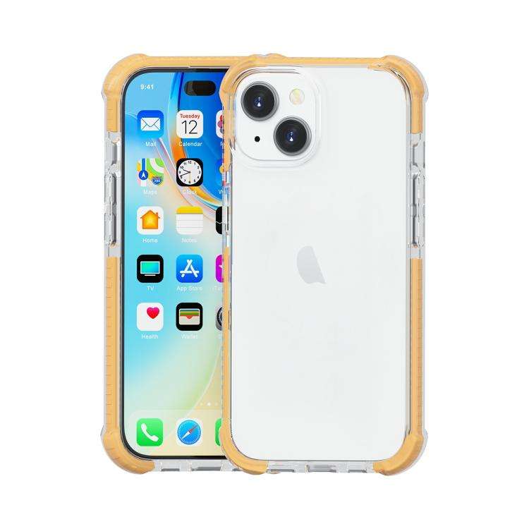 Four-corner Shockproof TPU Hybrid Acrylic Phone Case, For iPhone 15 Pro Max, For iPhone 15 Pro, F...