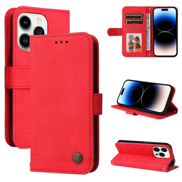 Skin Feel Life Tree Leather Phone Case, For iPhone 15 Pro Max, For iPhone 15 Pro, For iPhone 15 P...