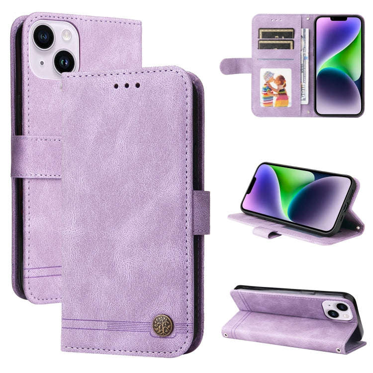 Skin Feel Life Tree Leather Phone Case, For iPhone 15 Pro Max, For iPhone 15 Pro, For iPhone 15 P...