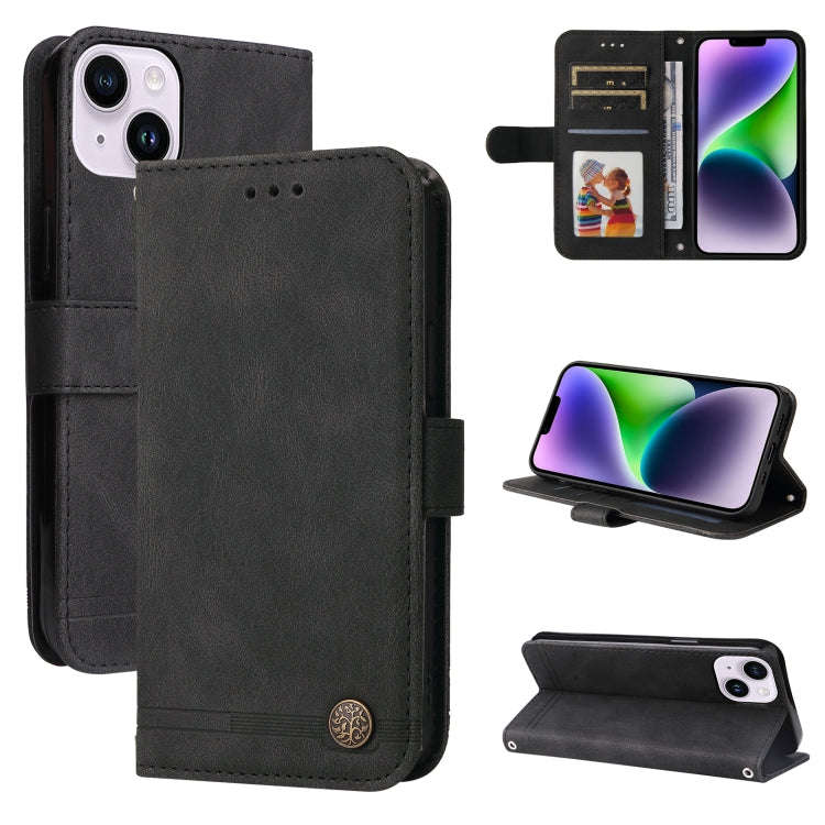 Skin Feel Life Tree Leather Phone Case, For iPhone 15 Pro Max, For iPhone 15 Pro, For iPhone 15 P...