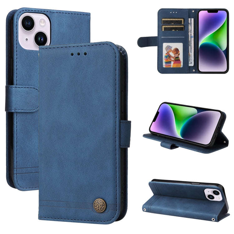 Skin Feel Life Tree Leather Phone Case, For iPhone 15 Pro Max, For iPhone 15 Pro, For iPhone 15 P...