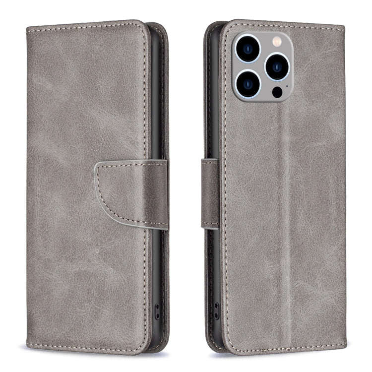 Lambskin Texture Pure Color Flip Leather Phone Case, For iPhone 15 Pro Max, For iPhone 15 Pro, Fo...