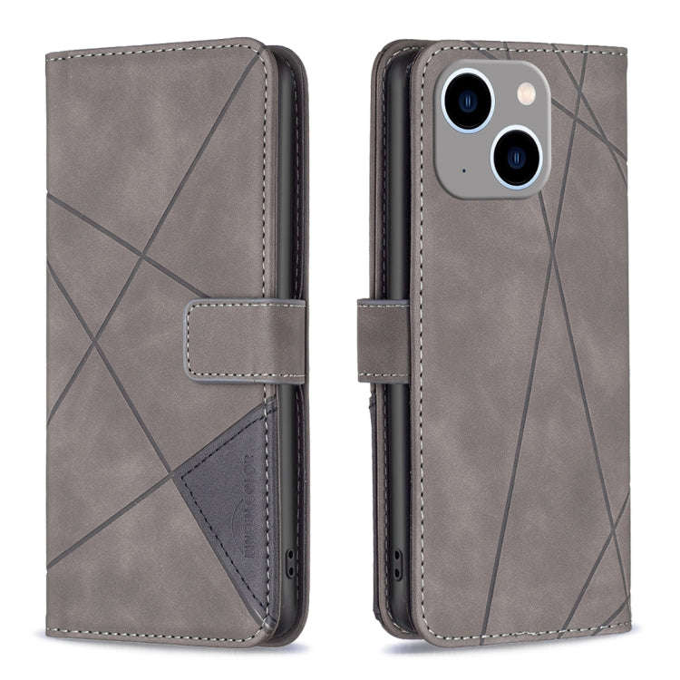 Magnetic Buckle Rhombus Texture Leather Phone Case, For iPhone 15 Pro Max, For iPhone 15 Pro, For...