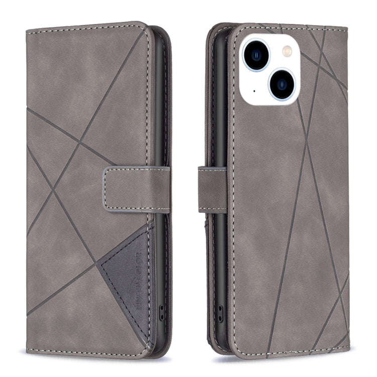 Magnetic Buckle Rhombus Texture Leather Phone Case, For iPhone 15 Pro Max, For iPhone 15 Pro, For...