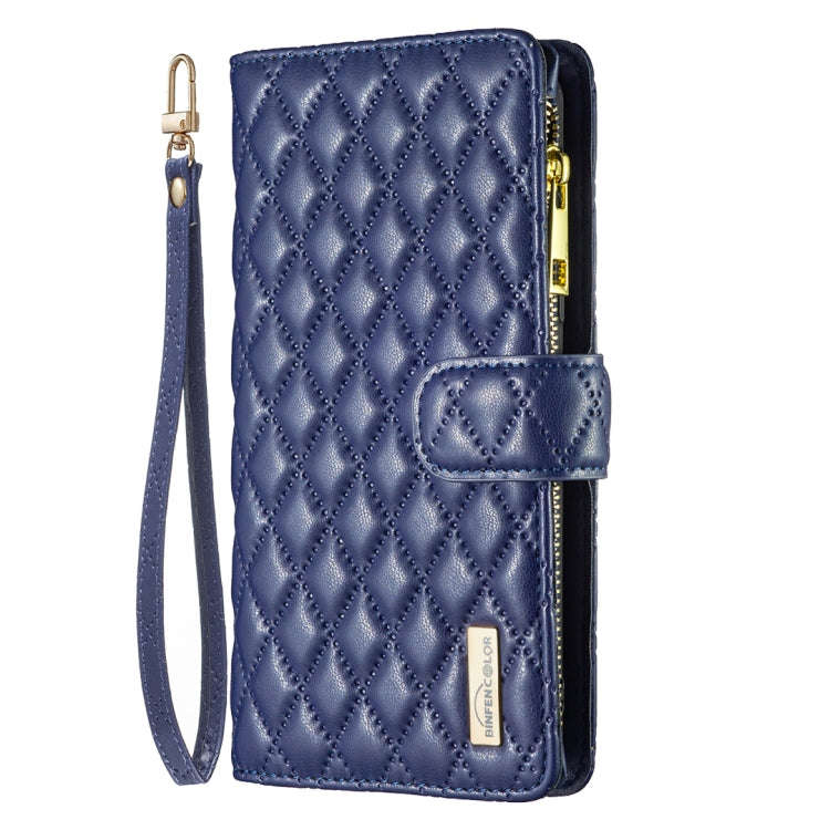 Diamond Lattice Zipper Wallet Leather Flip Phone Case, For iPhone 15 Pro Max, For iPhone 15 Pro, ...