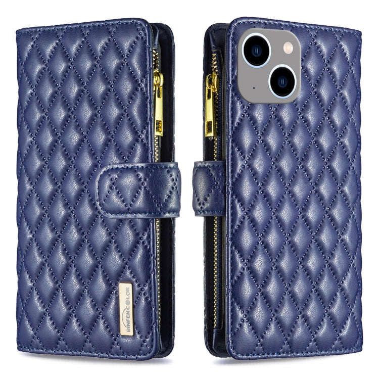 Diamond Lattice Zipper Wallet Leather Flip Phone Case, For iPhone 15 Pro Max, For iPhone 15 Pro, ...
