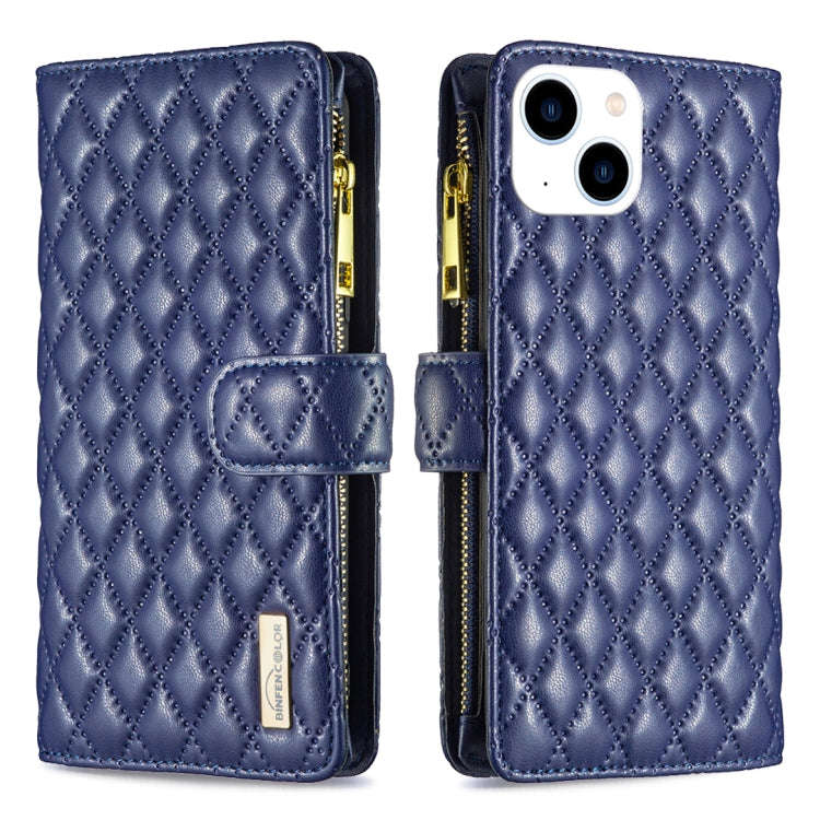 Diamond Lattice Zipper Wallet Leather Flip Phone Case, For iPhone 15 Pro Max, For iPhone 15 Pro, ...