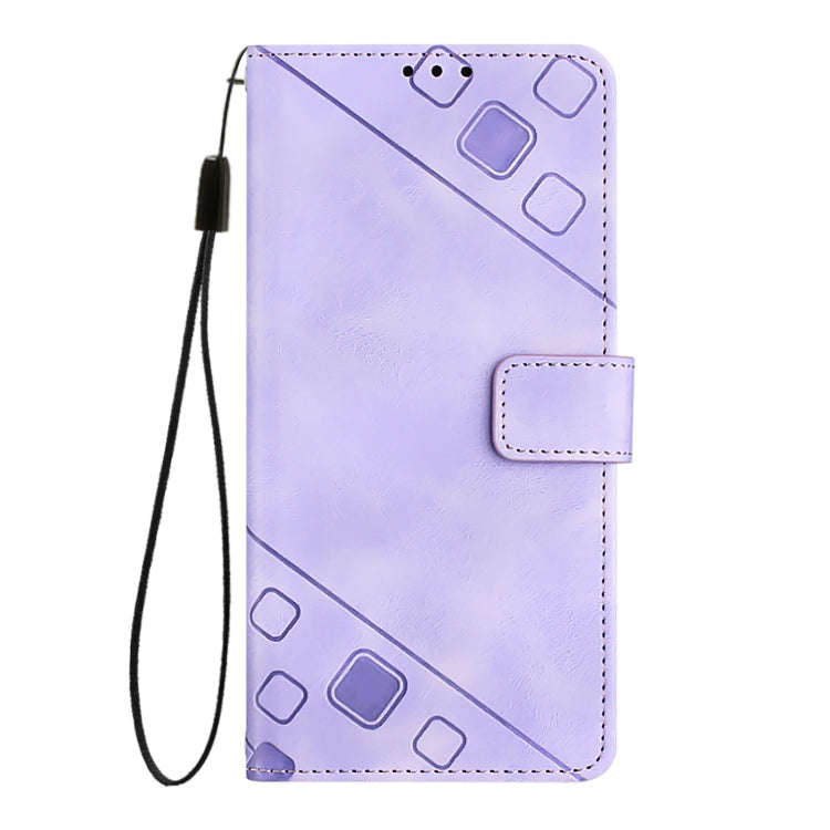 Skin-feel Embossed Leather Phone Case, For iPhone 16, For iPhone 15 Pro Max, For iPhone 15 Pro, F...