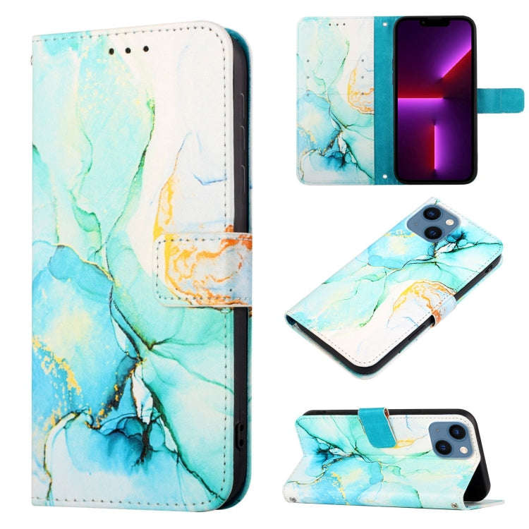 PT003 Marble Pattern Flip Leather Phone Case, For iPhone 17e / 16e, For iPhone 16 Pro Max, For iP...