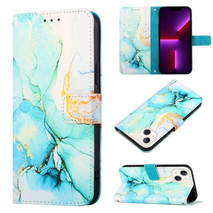 PT003 Marble Pattern Flip Leather Phone Case, For iPhone 17e / 16e, For iPhone 16 Pro Max, For iP...
