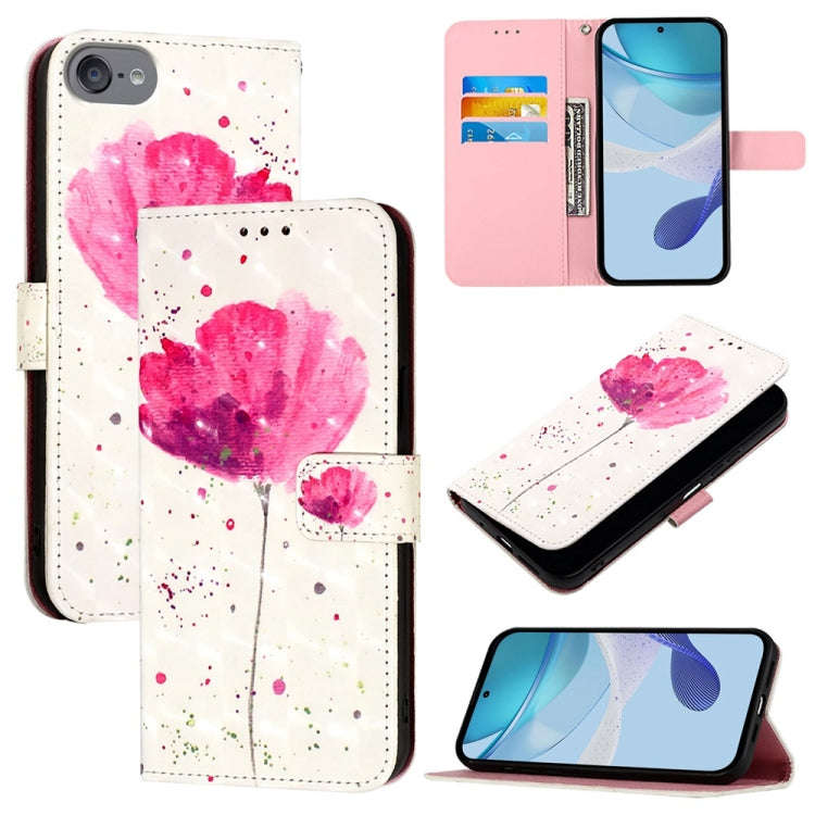 3D Painting Horizontal Flip Leather Phone Case, For iPhone 15, For iPod Touch 7 / 6 / 5