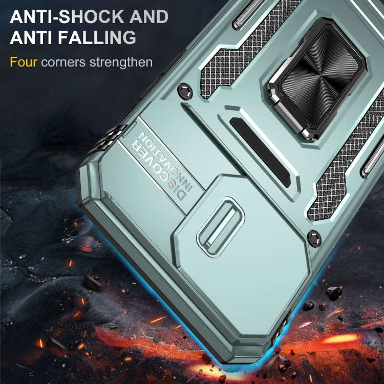Armor PC + TPU Camera Shield Phone Case, For iPhone 16 Pro, For iPhone 16 Plus, For iPhone 16, Fo...