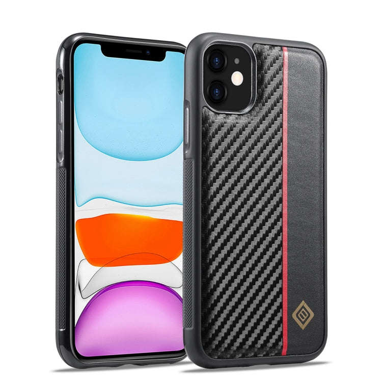 LC.IMEEKE 3 in 1 Carbon Fiber Texture Shockproof Phone Case, For iPhone 18 Pro / 17 Pro, For iPho...