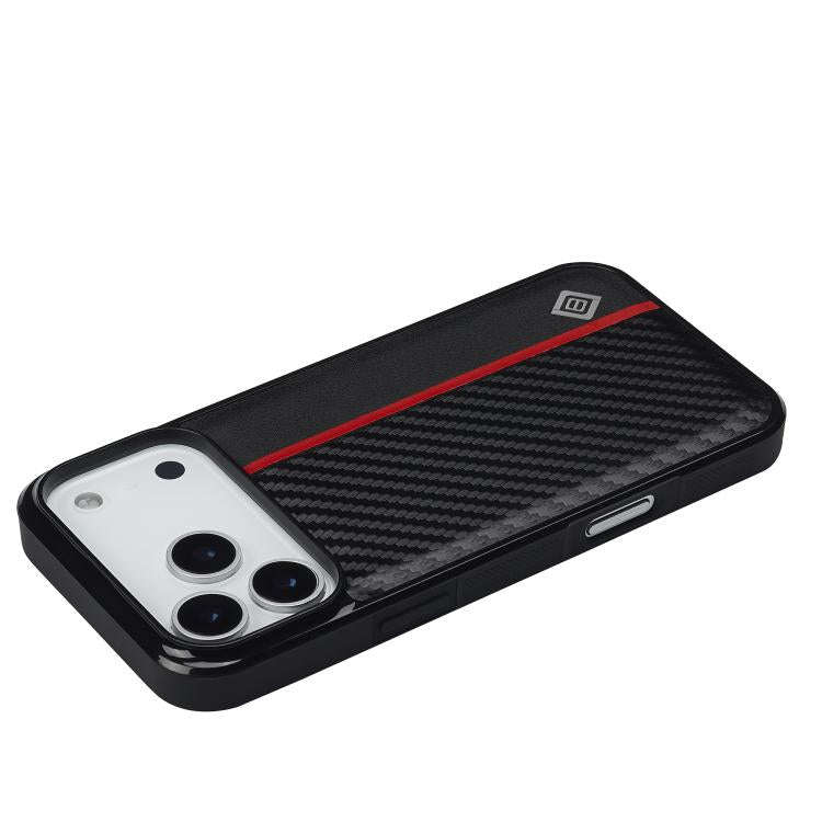LC.IMEEKE 3 in 1 Carbon Fiber Texture Shockproof Phone Case, For iPhone 18 Pro / 17 Pro, For iPho...