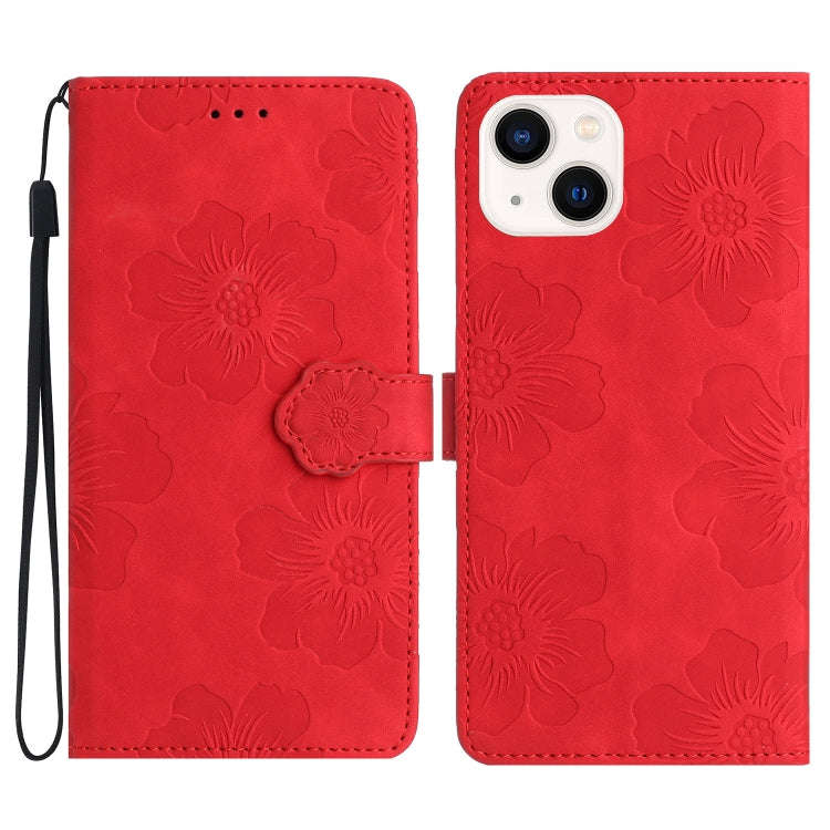 Flower Embossing Pattern Leather Phone Case, For iPhone 15 Pro Max, For iPhone 15 Pro, For iPhone...