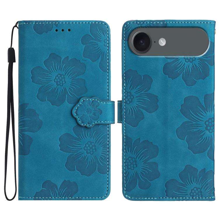 Flower Embossing Pattern Leather Phone Case, For iPhone 16e / 17e, For iPhone 17 Pro Max, For iPh...